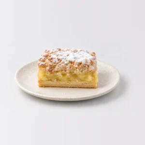 Apple Crumble Slice, close-up