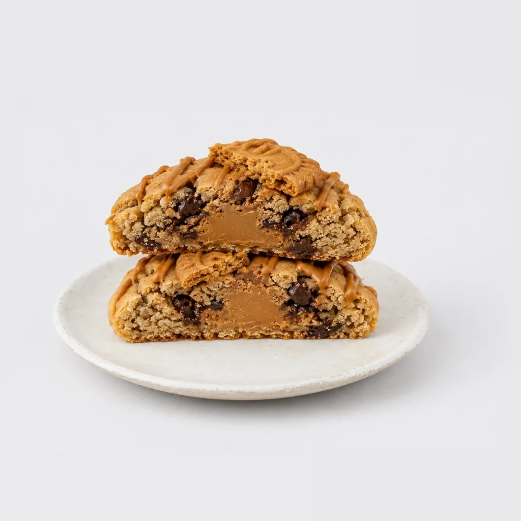 Biscoff Cookie, cut and stacked