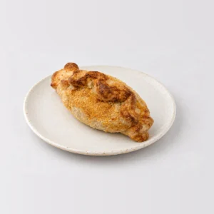 Cornish Pastie, whole on a plate