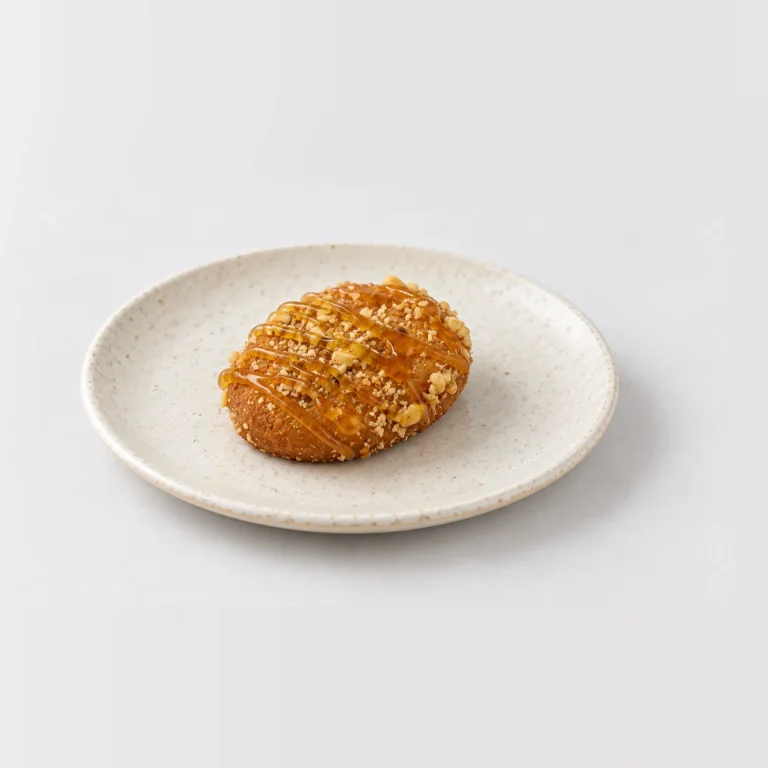 Honey Biscuit, whole on a plate