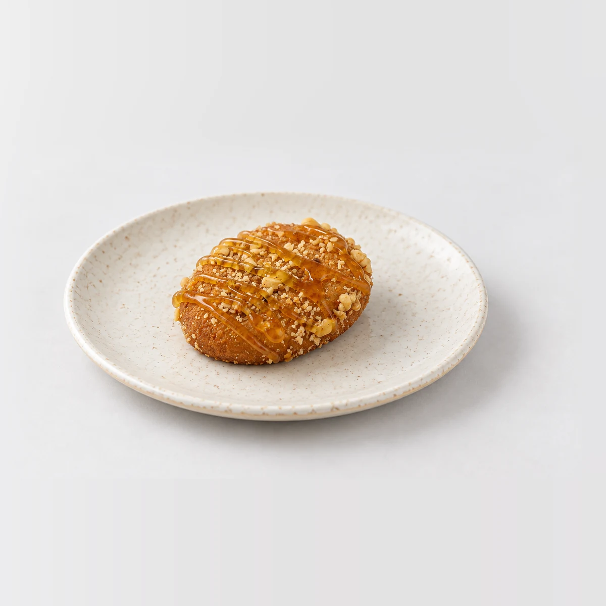 Honey Biscuit, whole on a plate