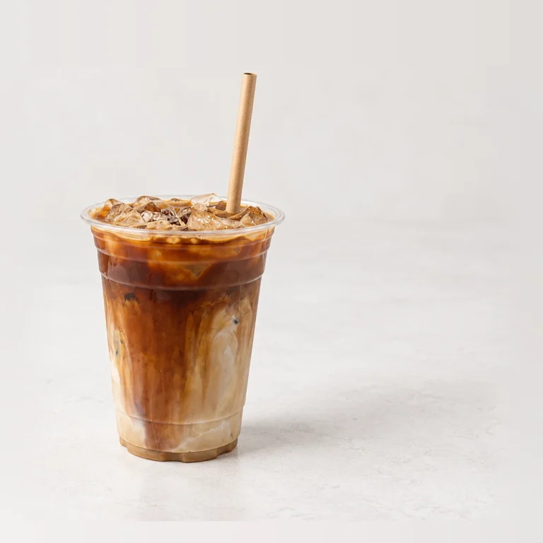 Iced Latte, side view