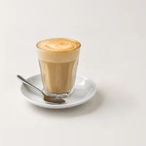 Latte, side view