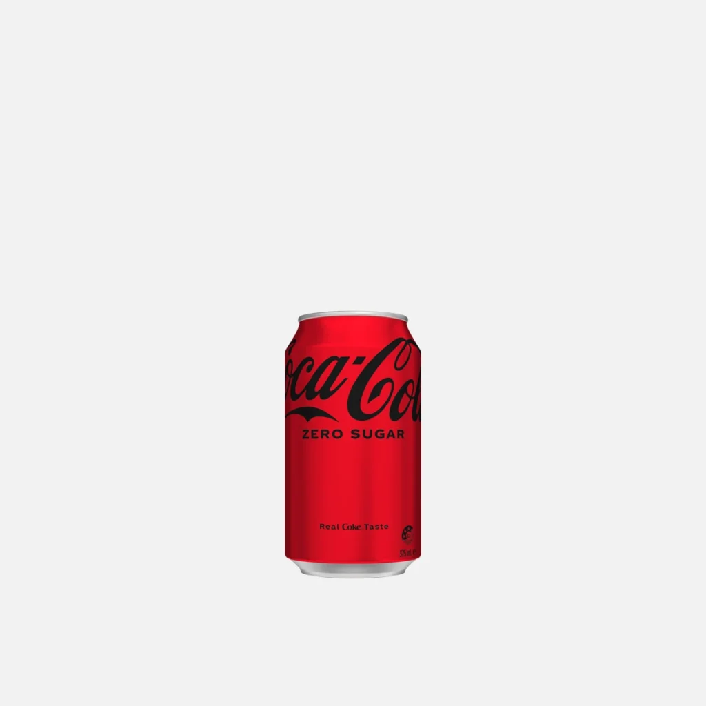 Coke Zero packaged drink