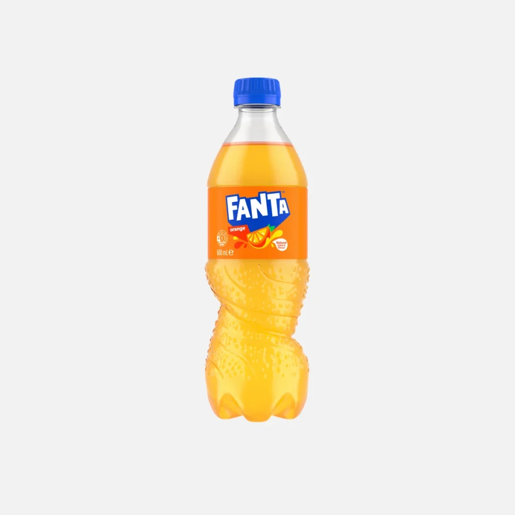Fanta packaged drink