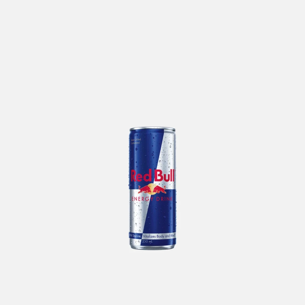 Red Bull packaged drink
