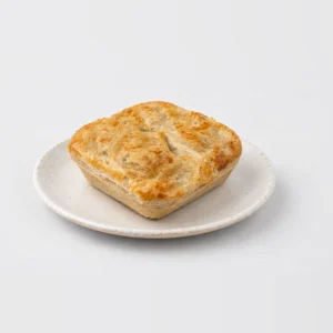 Meat Pie, whole on a plate