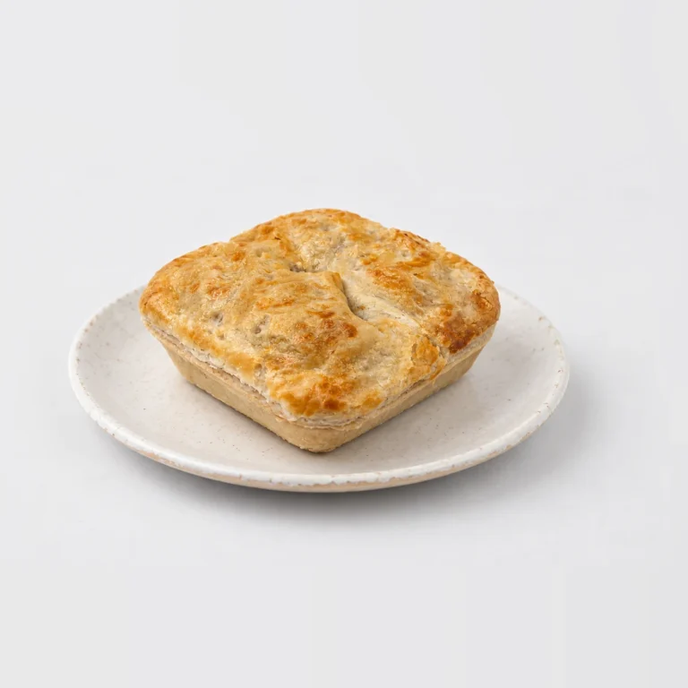 Meat Pie, whole on a plate