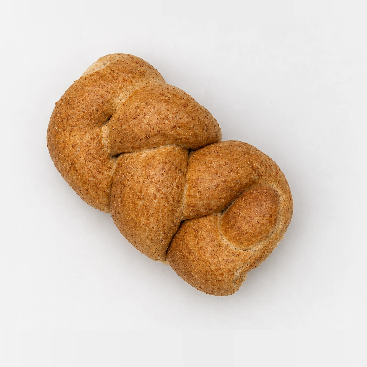Plait Roll Wholemeal, from above
