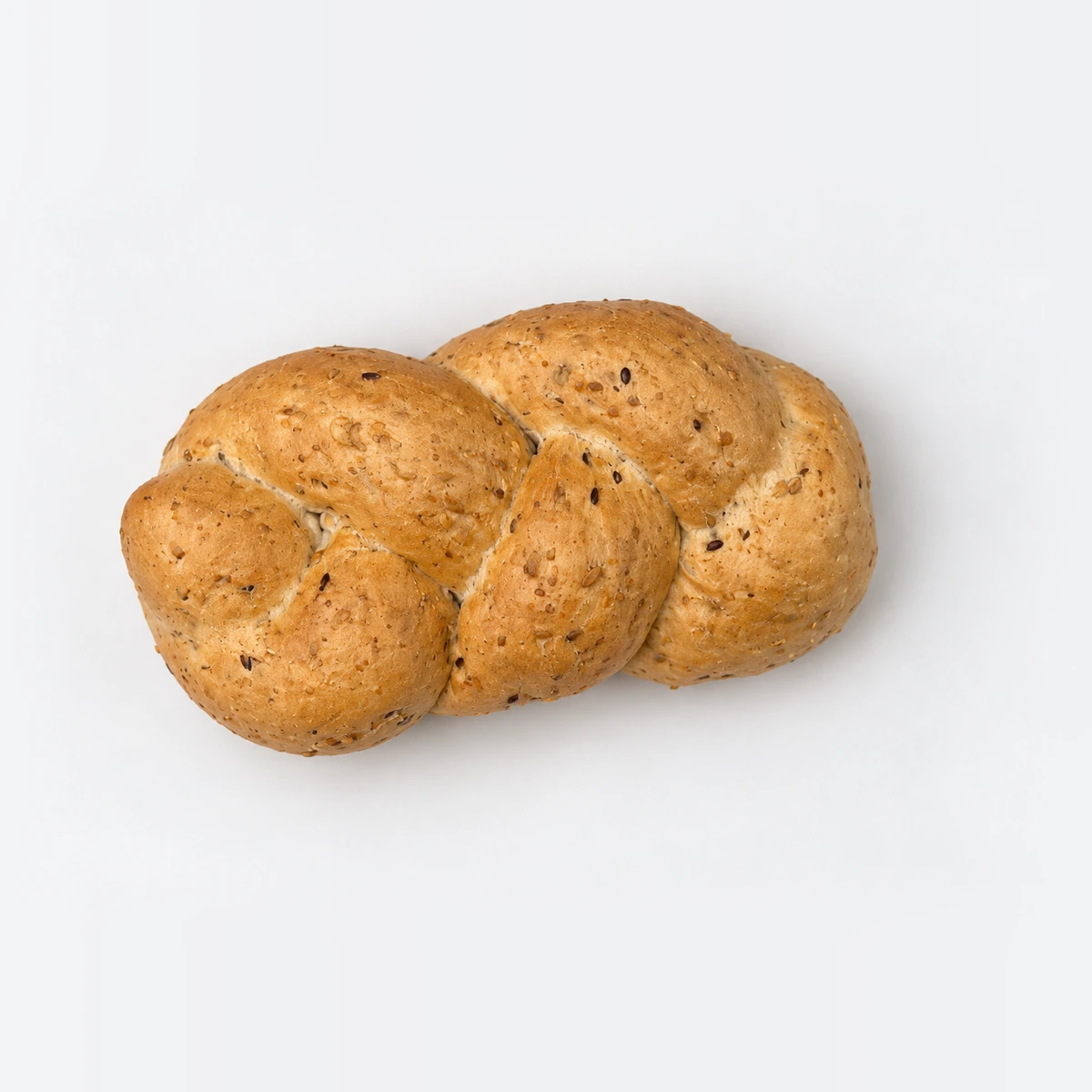 Plait Roll Multigrain, from above