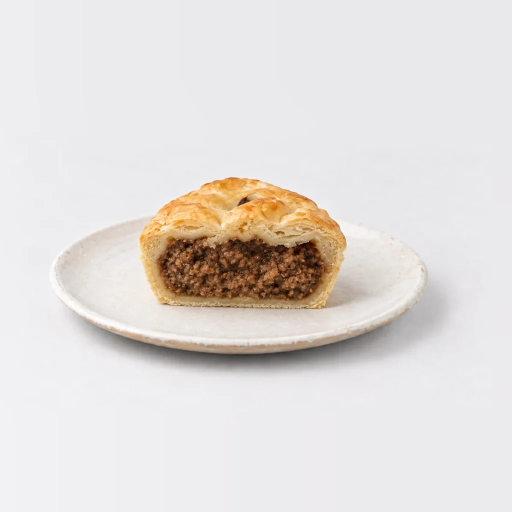 Party Pie, cut in half