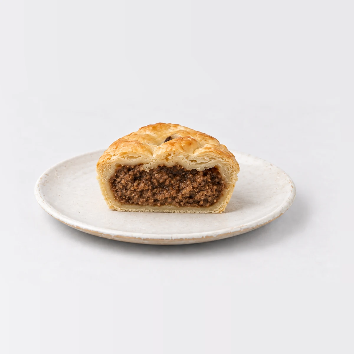 Party Pie, cut in half