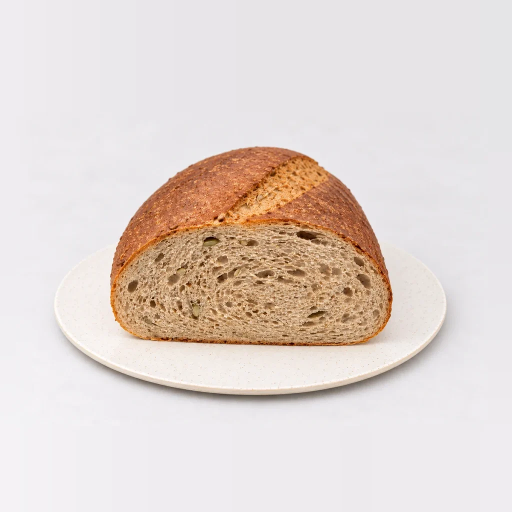 Rye Loaf, cut in half