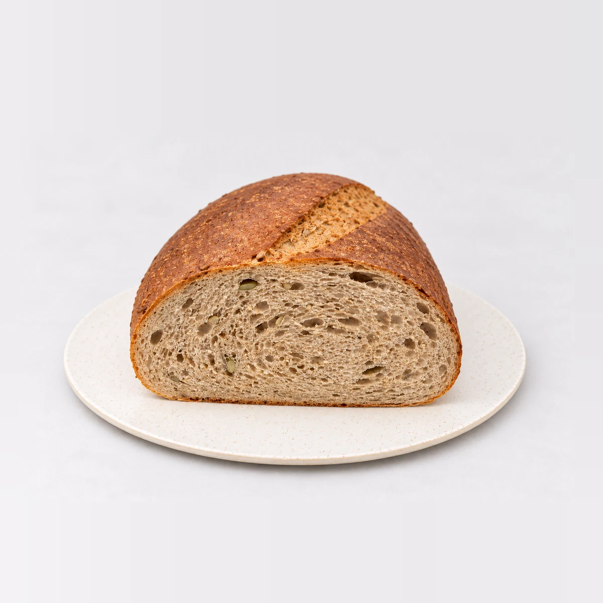 Rye Loaf, cut in half