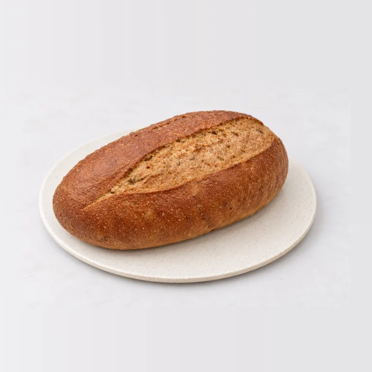 Rye Loaf, whole on a plate