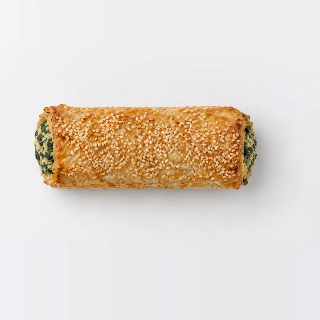 Spinach & Ricotta Roll, from above