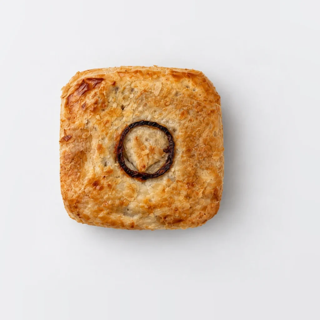 Steak and Onion Pie, from above