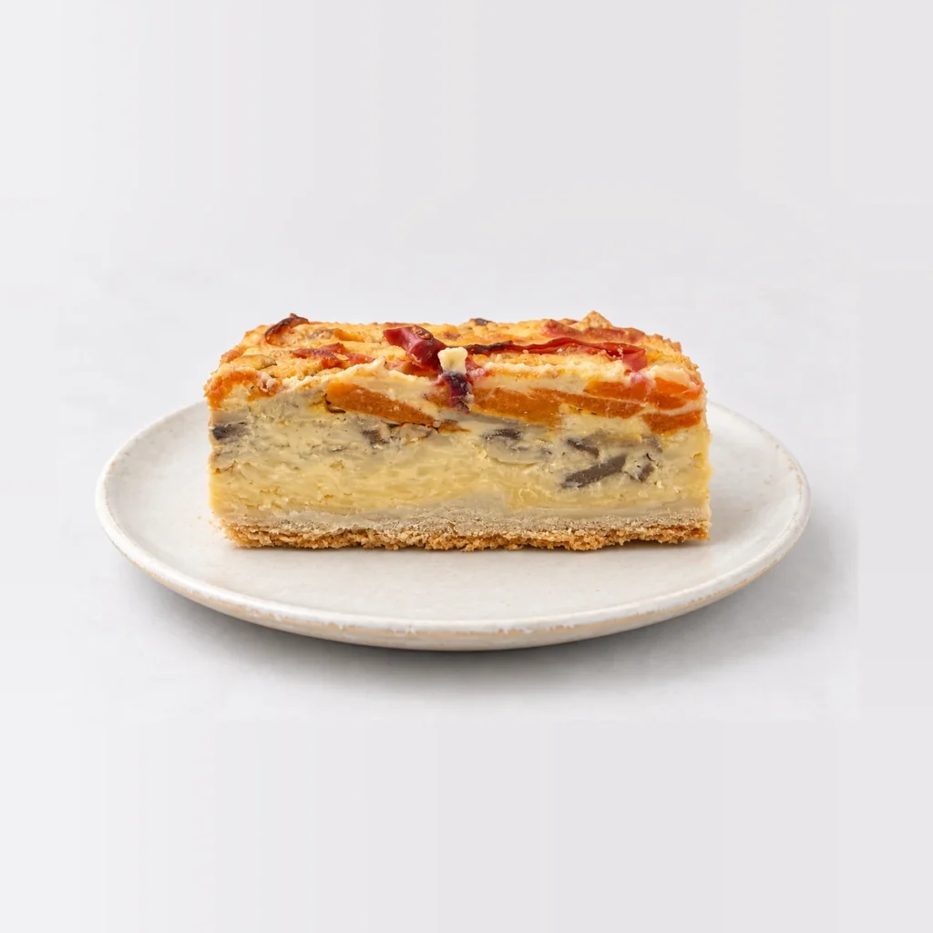 Vegetarian Quiche, close-up