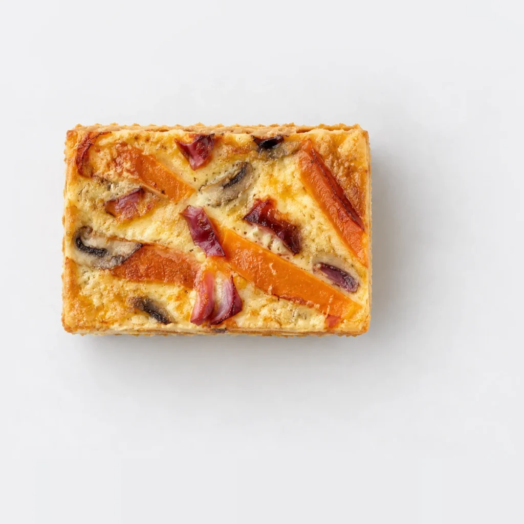 Vegetarian Quiche, from above