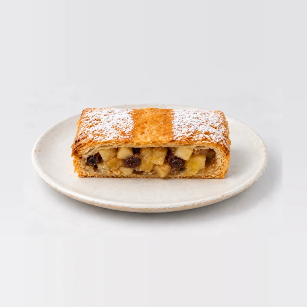 Apple Strudel, close-up