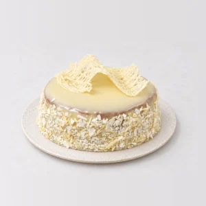 Arctic Mud Cake, whole on a plate