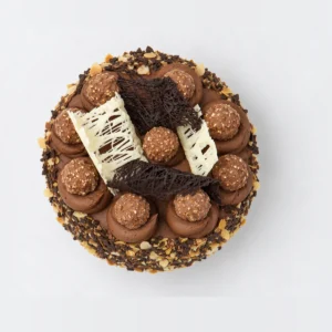 Ferrero Rocher Cake, from above