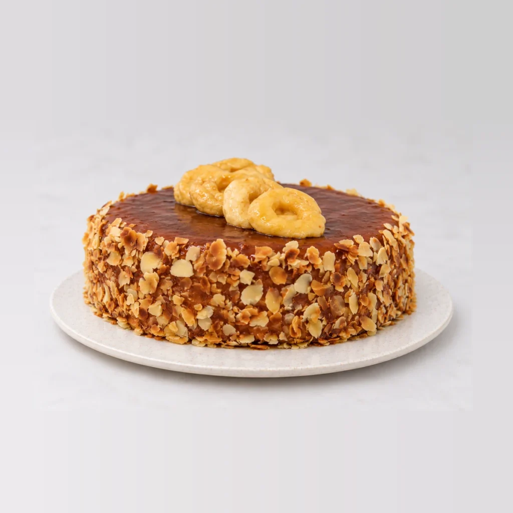 Flourless Apple Cake, texture close-up