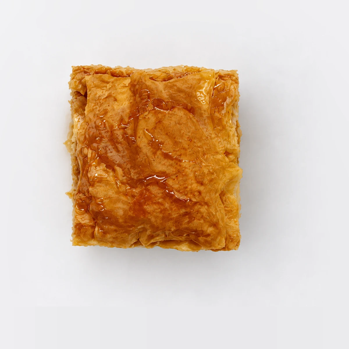 Galaktoboureko Slice, from above