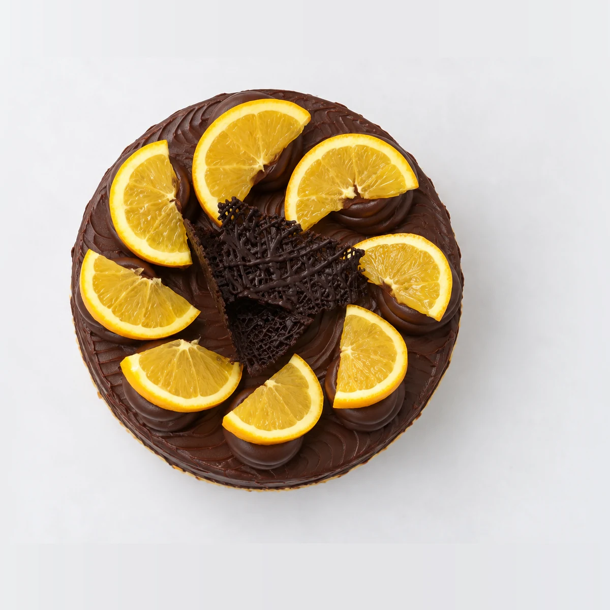 Jaffa Cake, from above