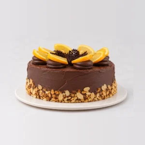 Jaffa Cake, texture close-up