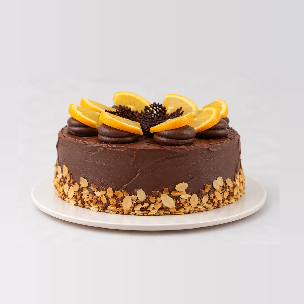 Jaffa Cake, texture close-up
