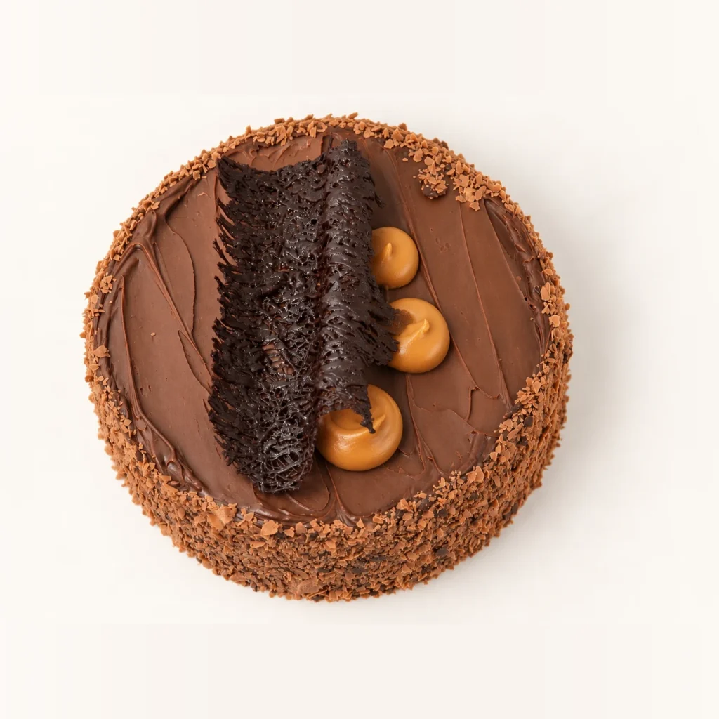 Marz Bar Cake, from above