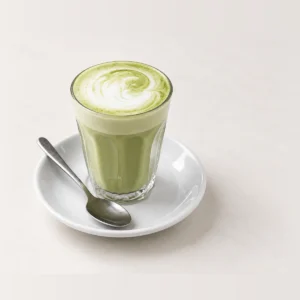 Matcha Latte, close-up