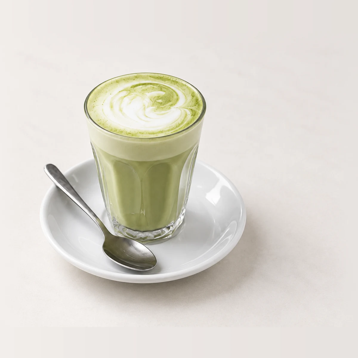 Matcha Latte, close-up