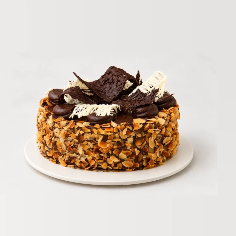 Flourless Jamaican Chocolate Cake whole product whole-plated