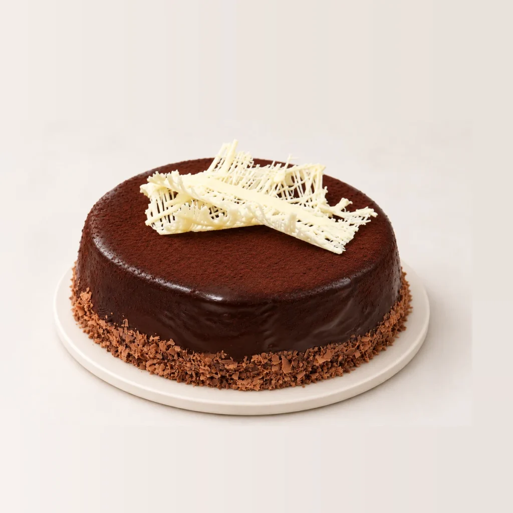 Mississippi Mud Cake, close-up