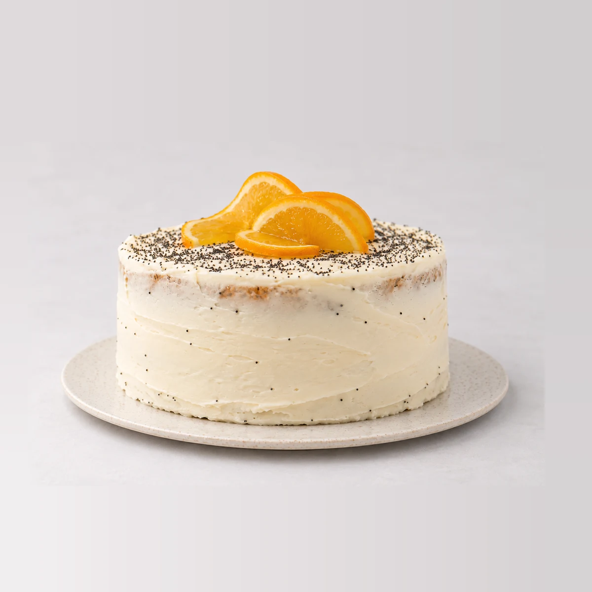 Orange & Poppyseed Tea Cake, texture close-up