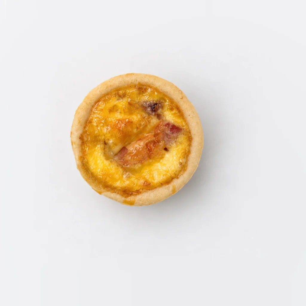 Party Egg, Bacon & Cheese Quiche (Large - 40pc), from above