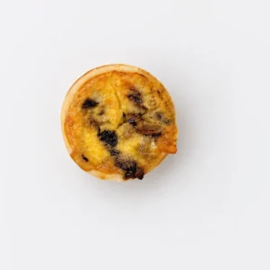 Party Egg, Mushroom & Cheese Quiche (Large - 40pc), from above