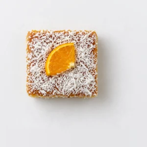Semolina Cake Slice, from above