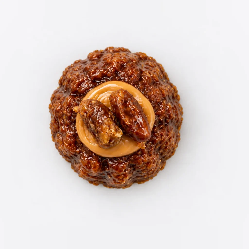 Sticky Date Pudding Mini Cake, from above