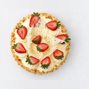Strawberry Sponge, from above
