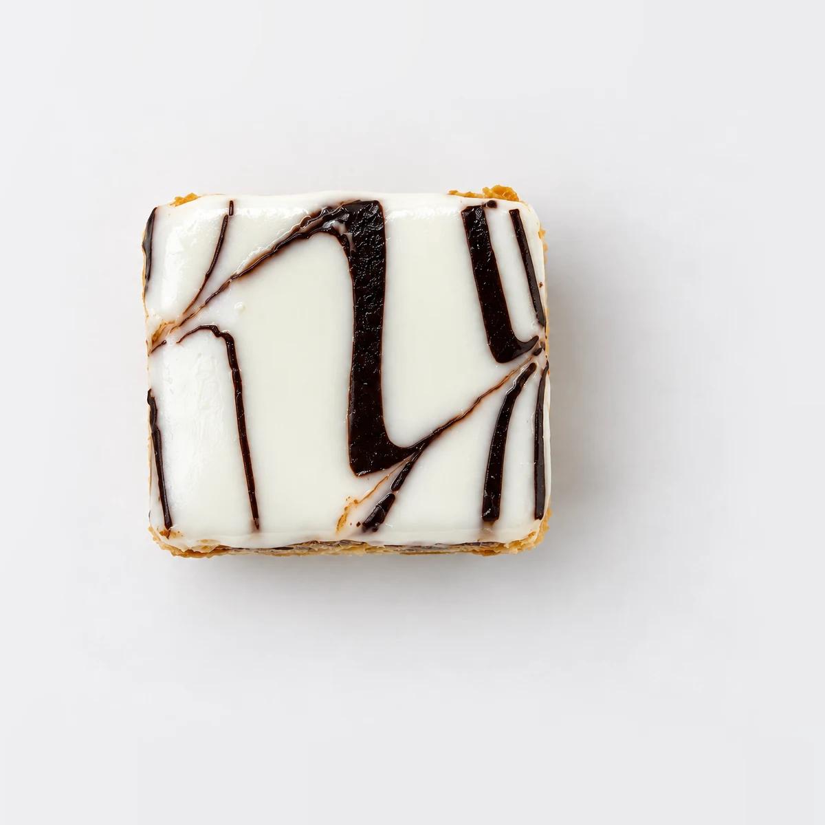 Traditional Vanilla Slice, from above