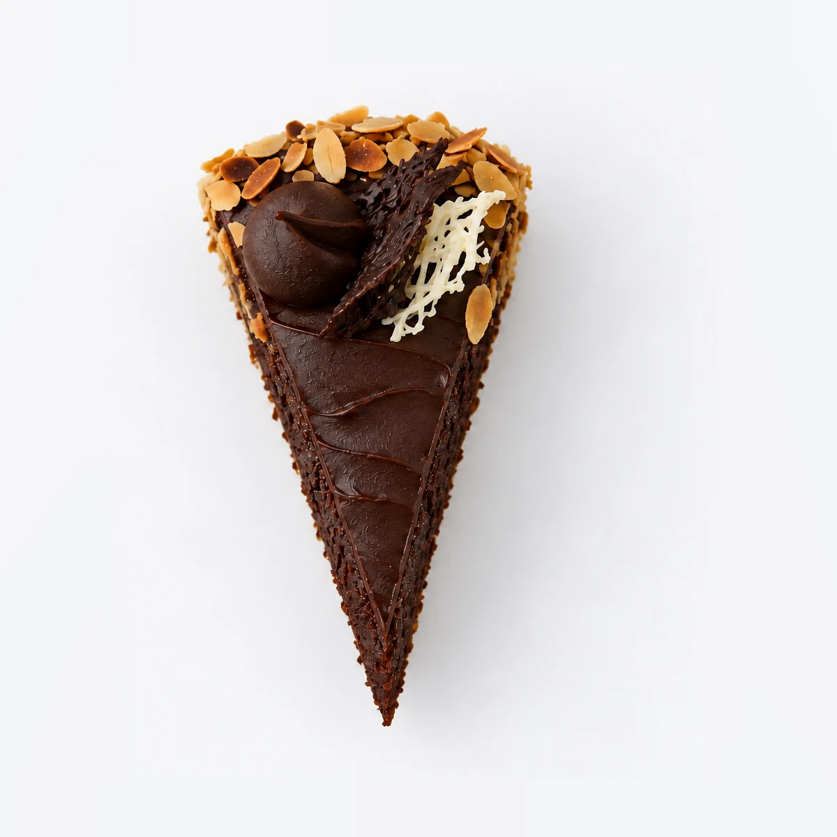 Flourless Chocolate Slice, from above