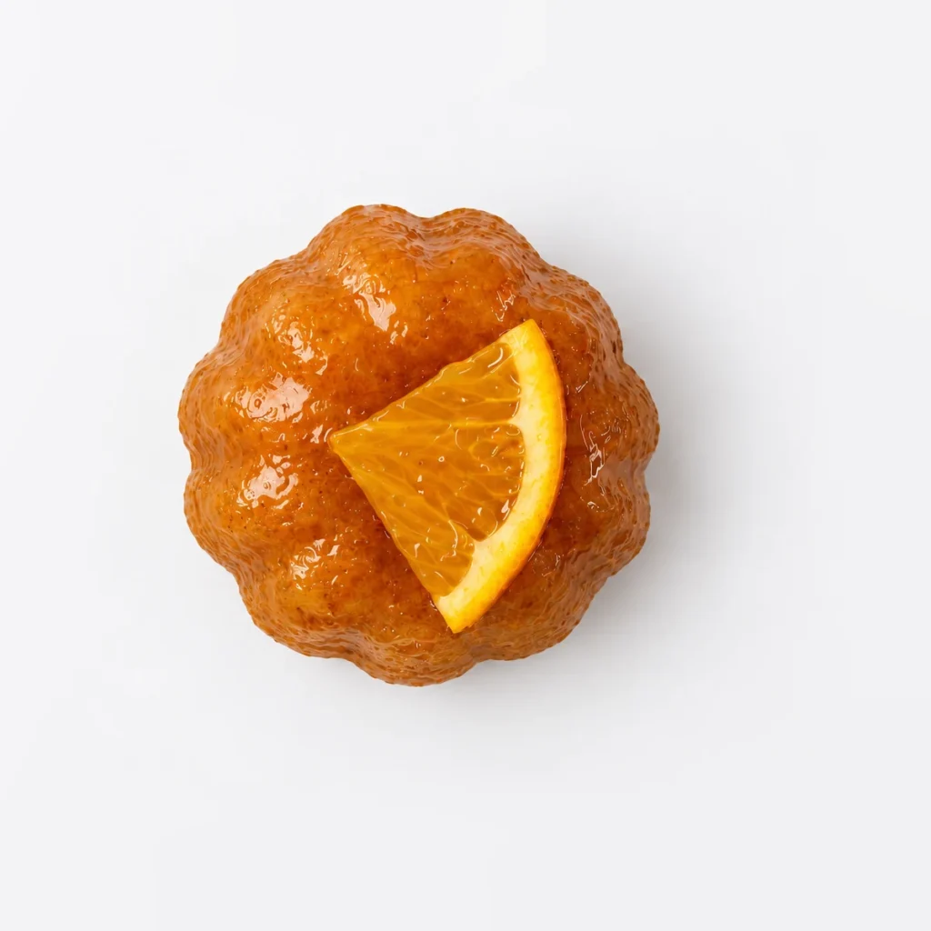 Flourless Orange Slice, from above