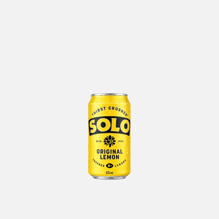 Solo 375ml Can packaged drink