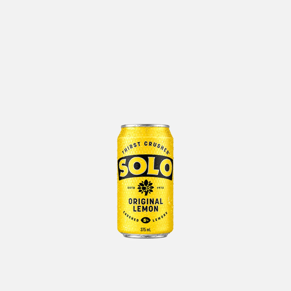 Solo 375ml Can packaged drink