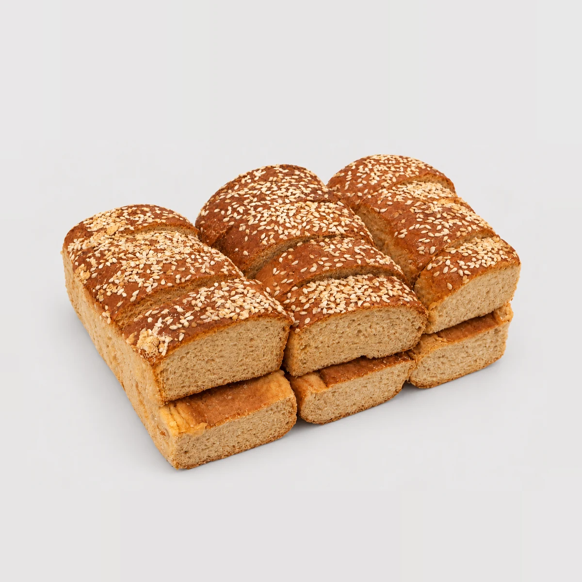 Coffee Biscuit Bread — Whole / angled