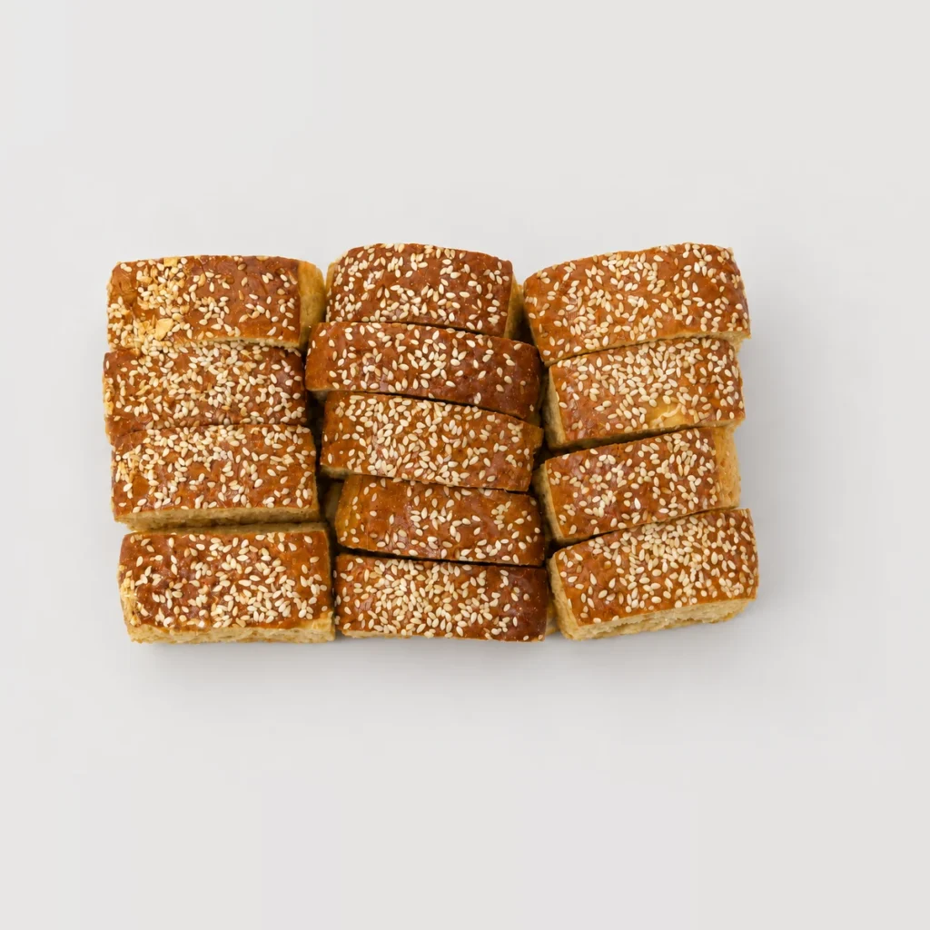 Coffee Biscuit Bread — Top-down