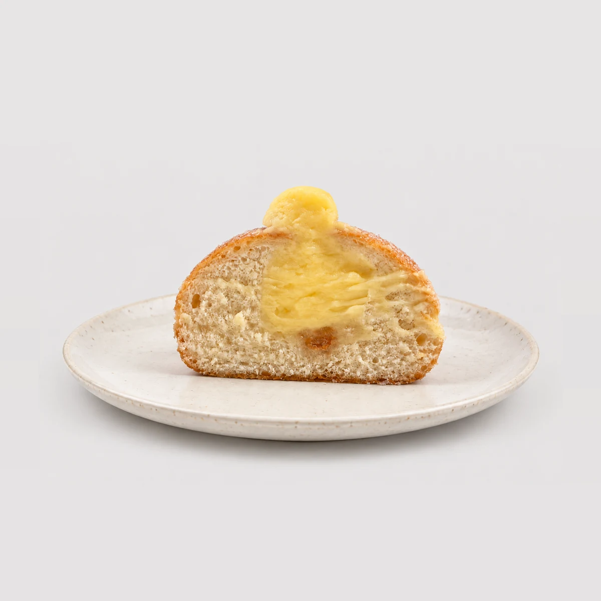 Custard Donut — Cut cross-section